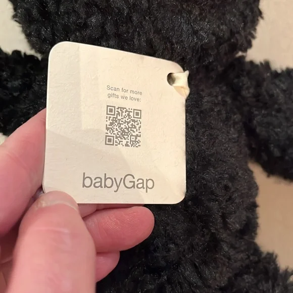 GAP Brannan Black Bear Toy/NWT/Medium - Picture 7 of 11
